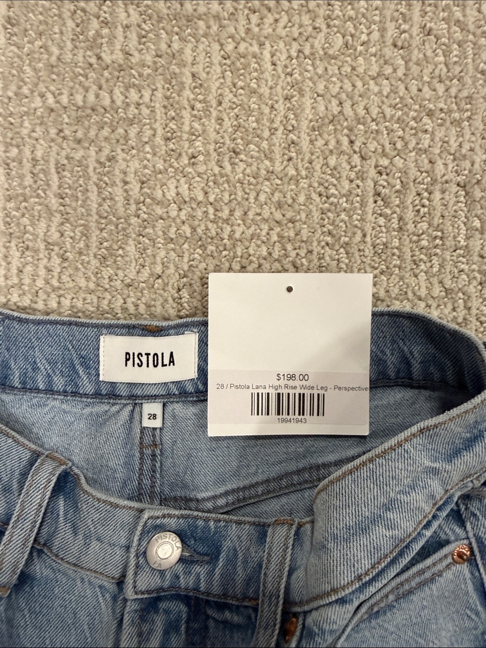 pistola Light Blue Wide-Leg Jeans - Picture 2 of 3
